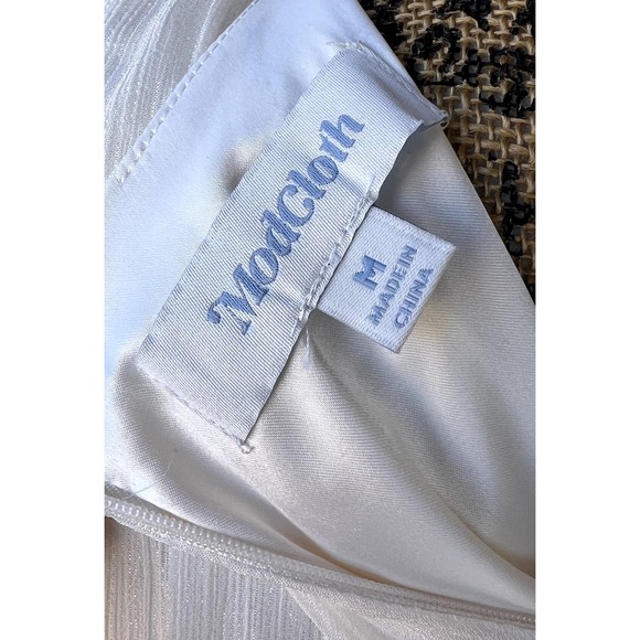 Modcloth The Pleat-est Things Sleeveless Mini Dress Size M - Picture 10 of 11